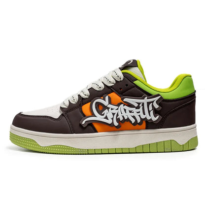 Men's Streetwear Hip Hop Style Sneakers – Trendy Urban Designer Shoes for Men