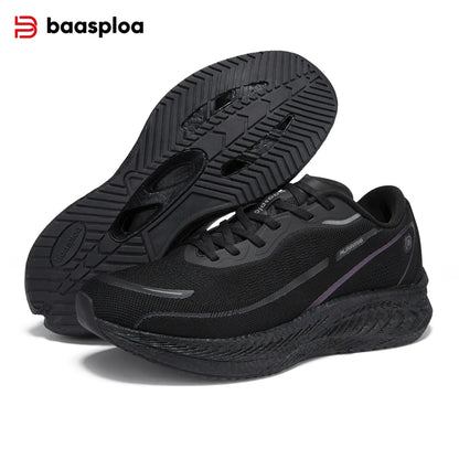 Baasploa Men's Running Shoes - Lightweight Mesh Sneakers with Carbon Plate for Enhanced Performance