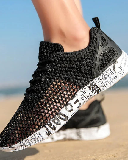 Men's Casual Air Mesh Sneakers – Trendy Foam Athletic Shoes