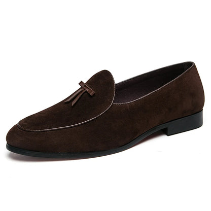 Men's Suede Slip-On Loafers - Stylish and Comfortable Men's Loafers