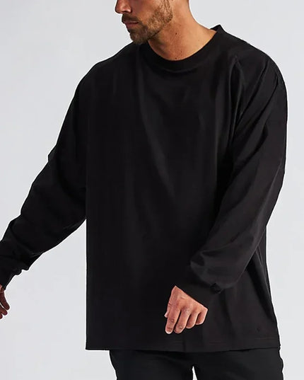 Oversized Men's Loose Fit Long Sleeve Breathable Sweater