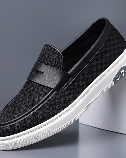Men's Slip-On Loafers with Soft Sole and Anti-Slip Design