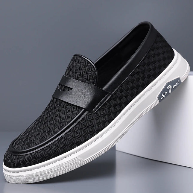 Men's Slip-On Loafers with Soft Sole and Anti-Slip Design