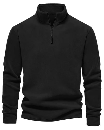 Men's Thickened Warm Fleece Zipper Sweater
