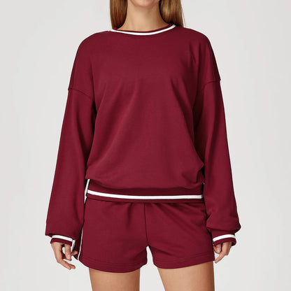 Women's Two-Piece Sweater and Sweatpants Set