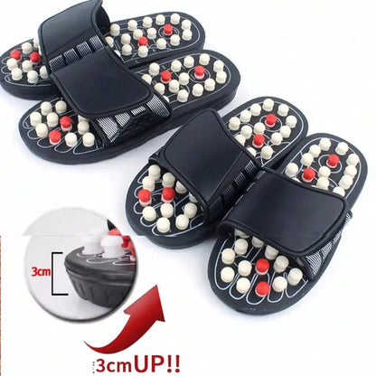 Unisex Foot Massage Slippers – Reflexology & Moxibustion Therapy for Relaxation and Foot Health