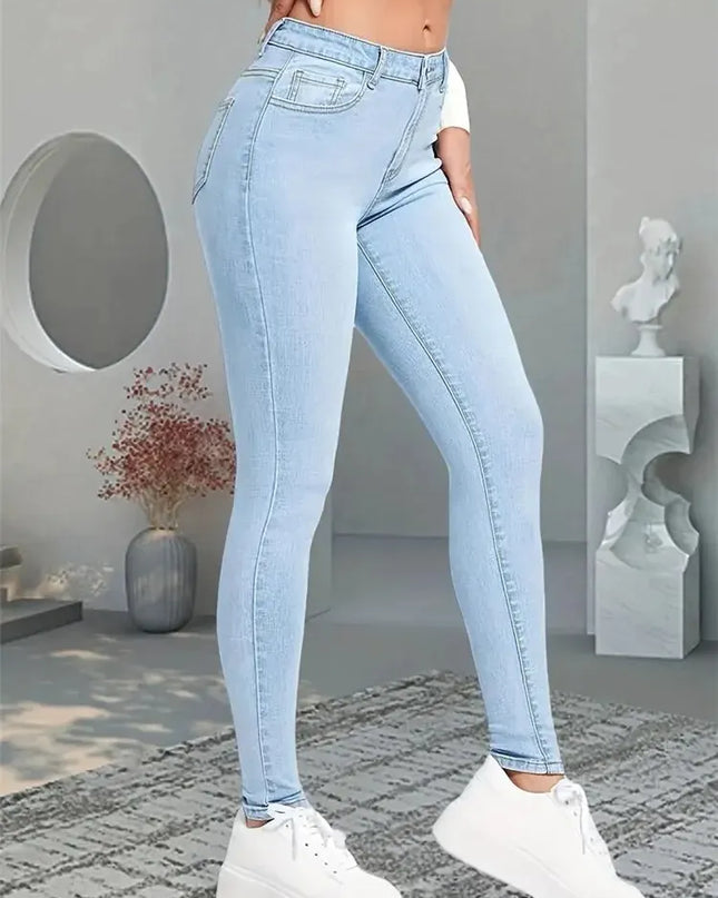 Women’s Stretch Skinny Jeans - Slim Fit Pencil & Straight Leg