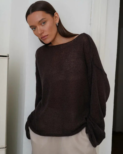 Women's Lightweight Sweater - Loose Fit - Various Colors