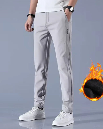 Men's Thick Stretch Slim Fit Elastic Pants