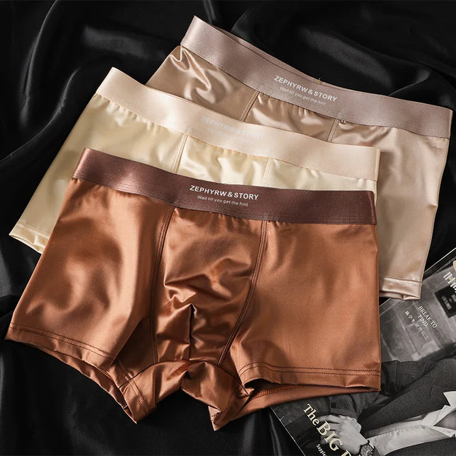 Men's Bright Soft Boxer Underwear - 1pc & 3pc Pack Options