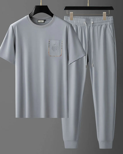 Men's 2-Piece T-Shirt and Drawstring Sweatpants Set