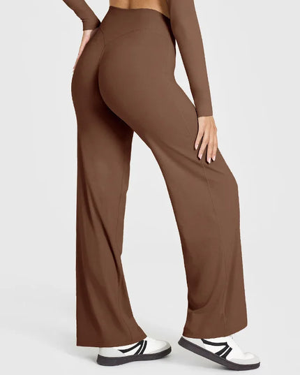 Women’s Flared Pants, Straight-Leg, Loose Fit
