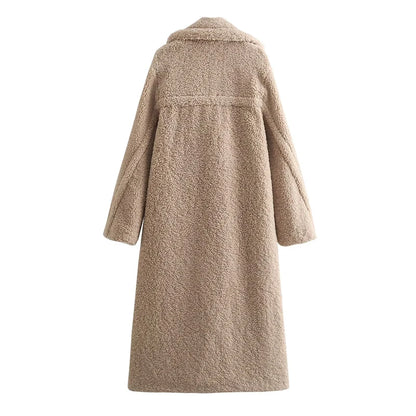 Women's Thick Warm Long Trench Coat