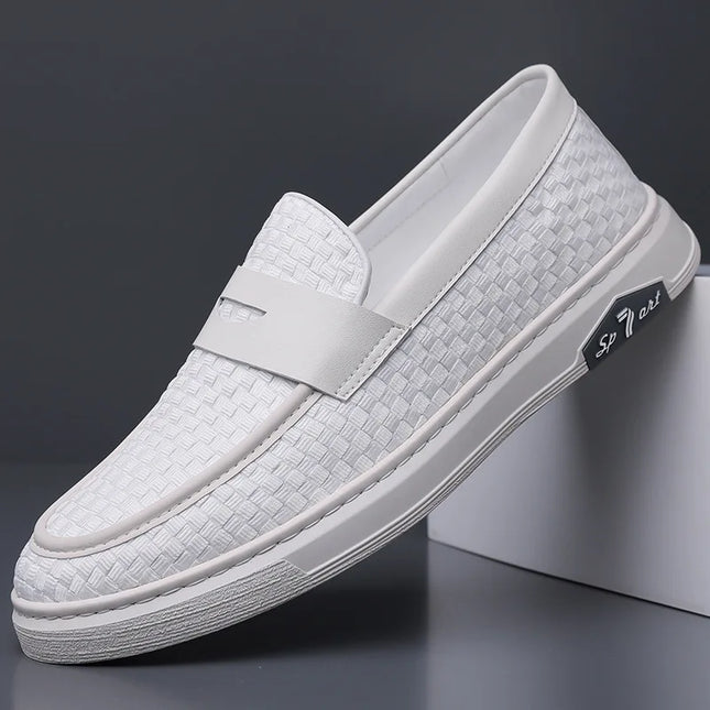 Men's Slip-On Loafers with Soft Sole and Anti-Slip Design