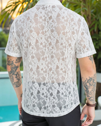 Men's Mesh Knit Shirt