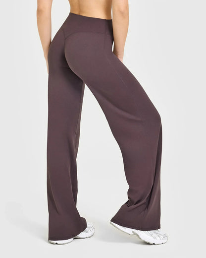 Women’s Flared Pants, Straight-Leg, Loose Fit