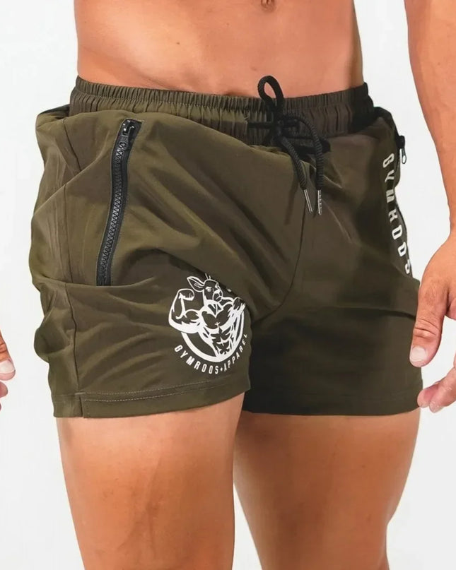 Men's Sports Shorts with Drawstring Elastic Waist