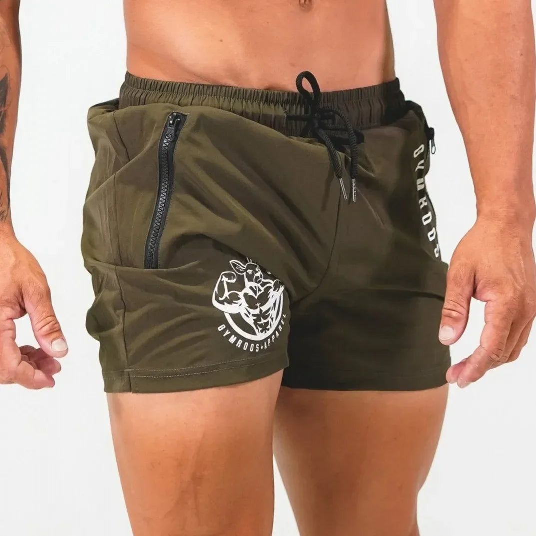 Men's Sports Shorts with Drawstring Elastic Waist
