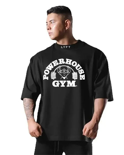 Power Gym Cotton Sports T-Shirt for Men – Loose Fit