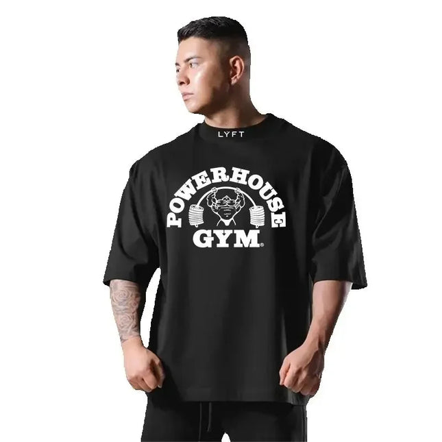 Power Gym Cotton Sports T-Shirt for Men – Loose Fit