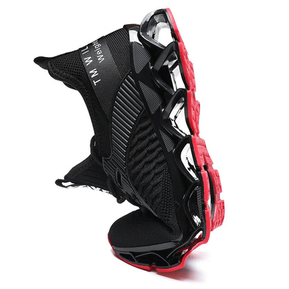 Men's Breathable Soft-Soled Lace-Up Sneakers - Comfortable & Lightweight Athletic Shoes for Men