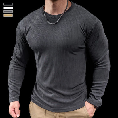 Men's Slim Fit Long Sleeve Sweater