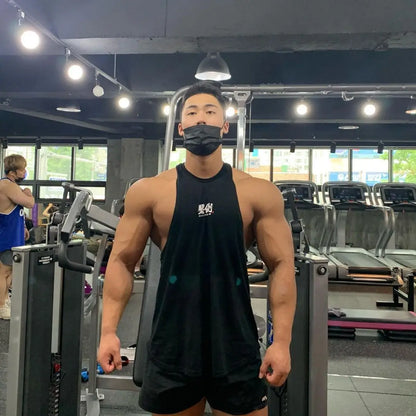 Men's Cotton Fitness Vest - Breathable Gym Sleeveless Top for Optimal Performance