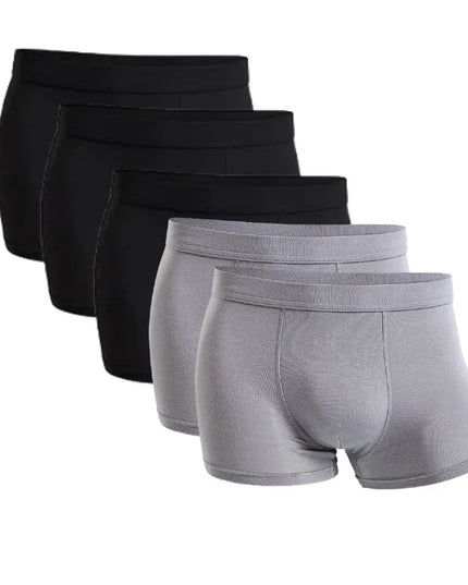Five-Pack Bamboo Boxers for Men