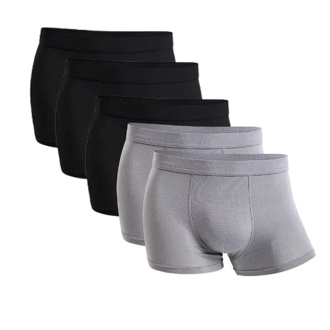 Five-Pack Bamboo Boxers for Men