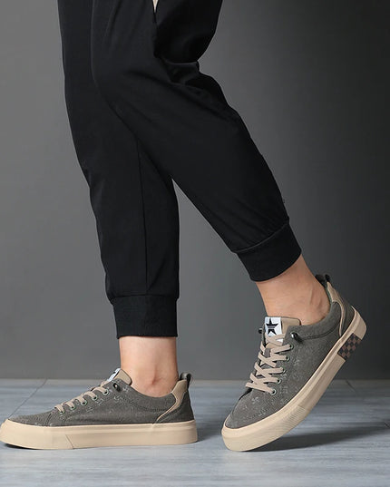 Men's Casual Canvas Sneakers - Breathable, Non-Slip, Comfortable Shoes