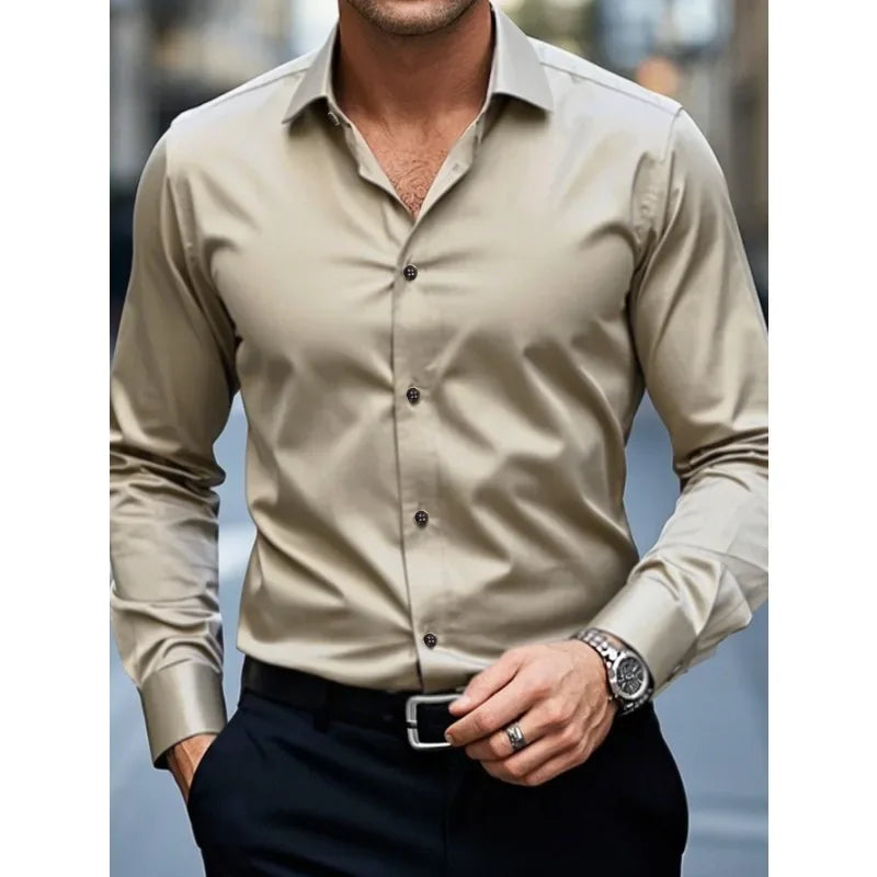 Men's Smart Casual Button Up Shirt