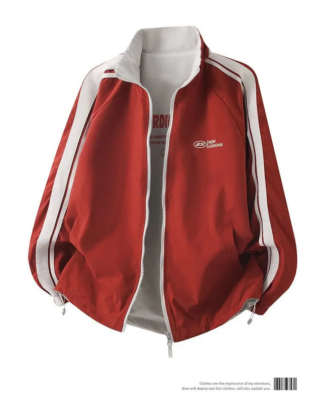 Men's Reversible Stand-Up Collar Jacket