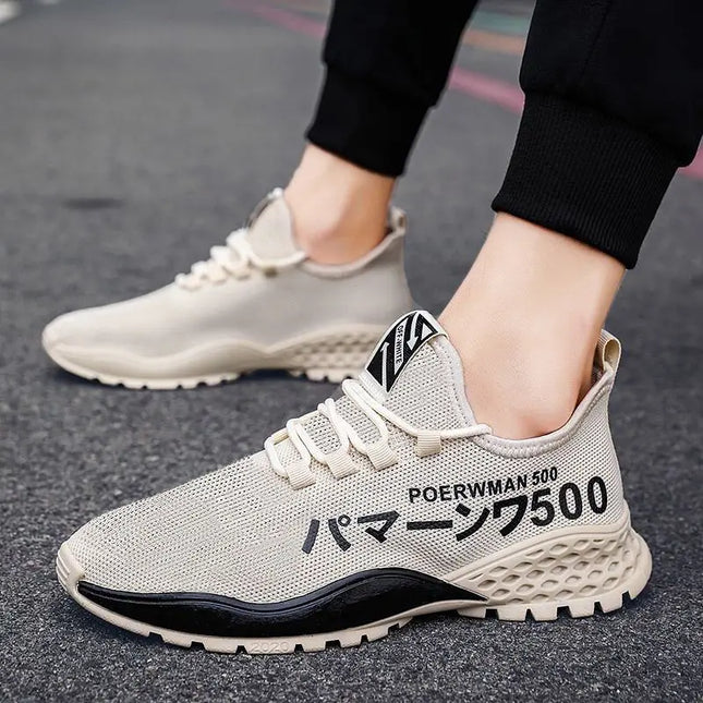Men's Breathable Mesh Lightweight Sneakers with Soft Sole