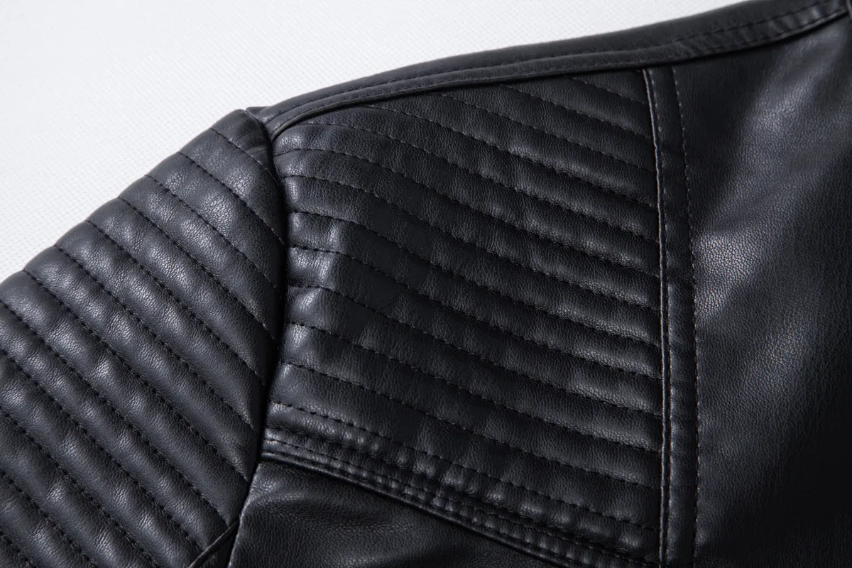 Leather Clothing New Men's Motorcycle Leather Jacket Slim Cool Handsome Men Jacket New Male Vintage Leather Jackets