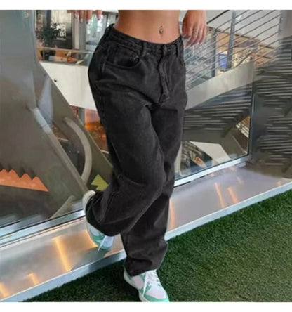 Vintage Women's Wide Leg Baggy Jeans