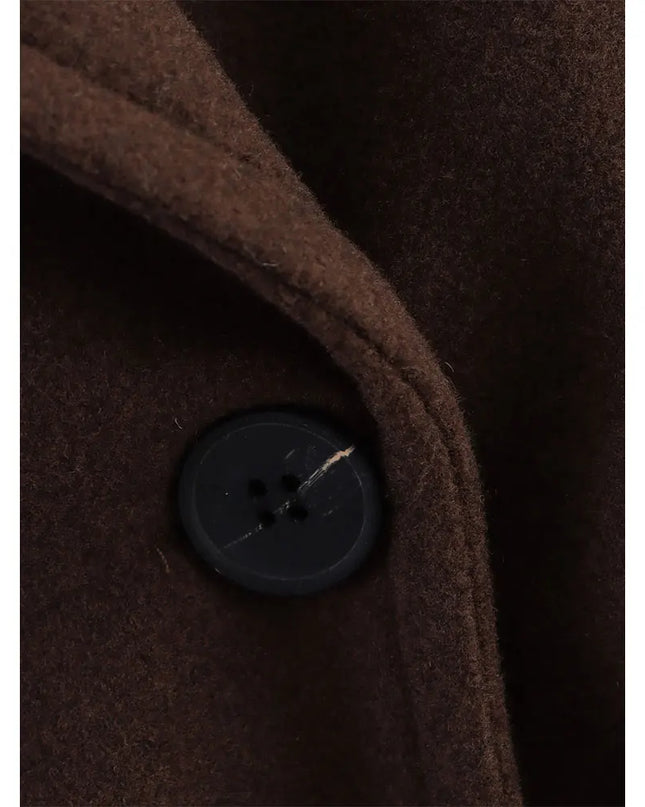 Duoperi Women's Woolen Coat - Warm & Stylish Winter Outerwear for Women