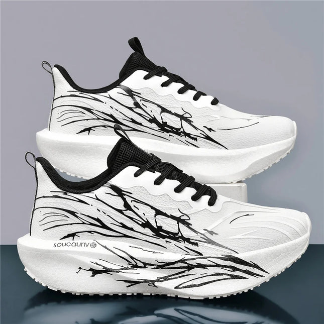 Men's Casual Breathable Lightweight Running Shoes Non-Slip Sneakers