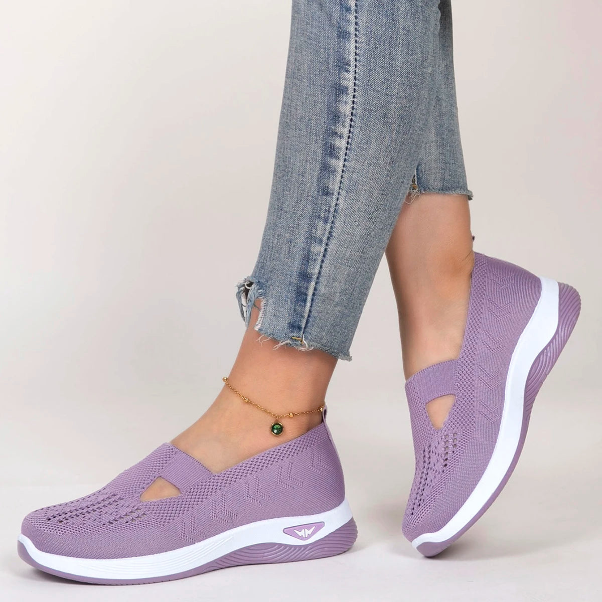 Women's Lightweight Breathable Non-Slip Sneakers - Various Colors