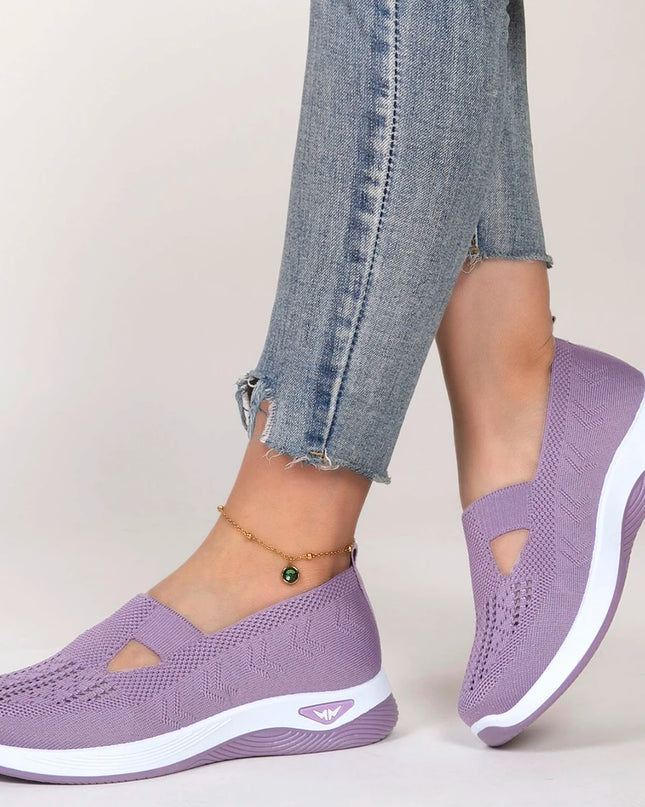 Women's Lightweight Breathable Non-Slip Sneakers - Various Colors
