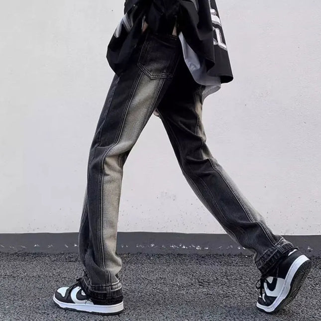 Men's Gradient Vintage Straight Jeans
