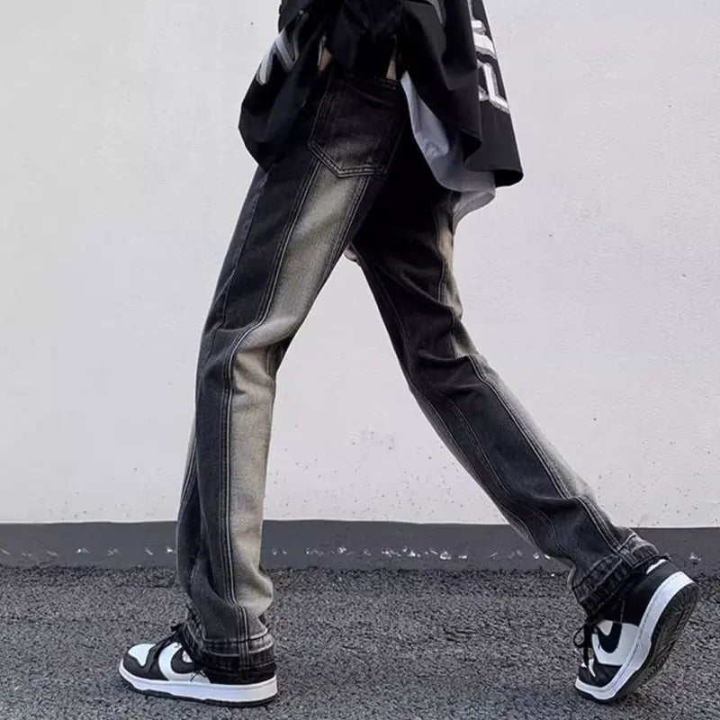 Men's Gradient Vintage Straight Jeans