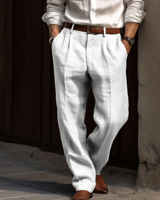 Men's Straight Pants Casual Loose Pants