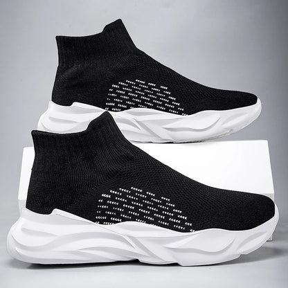 Unisex Breathable Lightweight Non-Slip Sneakers with Thick Sole