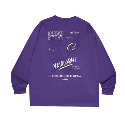 Men's Veidoorn Long Sleeve Athletic Lightweight Quick-Dry Sweater Jumper