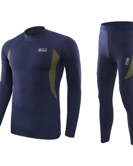 Men's Thermal Compression Activewear Sweater and Pants Set