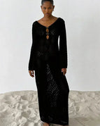 Black Maxi Dress / S