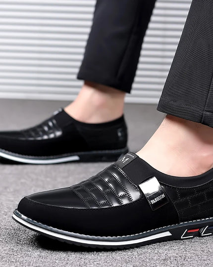 Men's Comfortable Faux Leather Slip-On Shoes