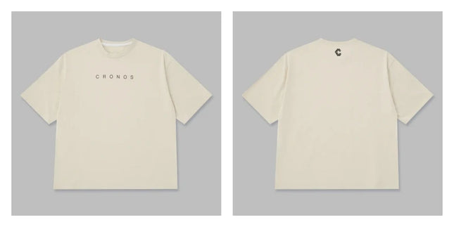 Cronos Men's Loose Fit Oversized Cotton T-Shirt