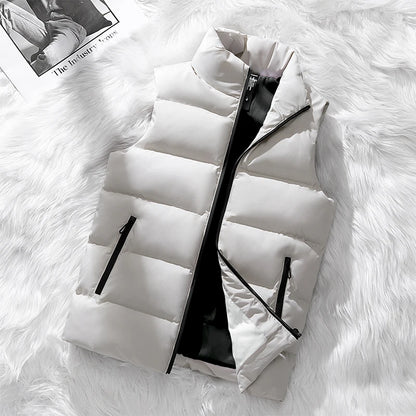  Men's Warm Puffer Vest Jacket - Windproof & Lightweight