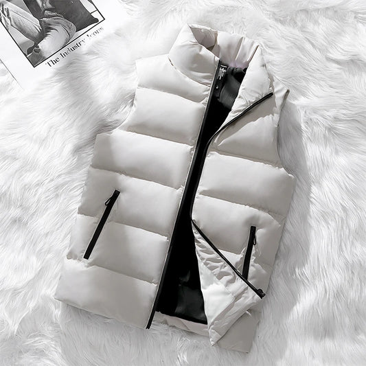  Men's Warm Puffer Vest Jacket - Windproof & Lightweight
